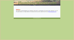 Desktop Screenshot of plumbingworld.com